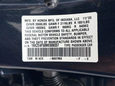 2021 Honda Insight EX