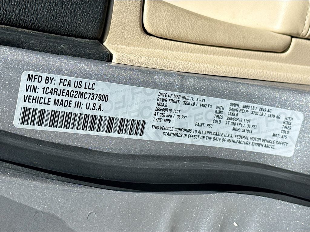 2021 Jeep Grand Cherokee Laredo E