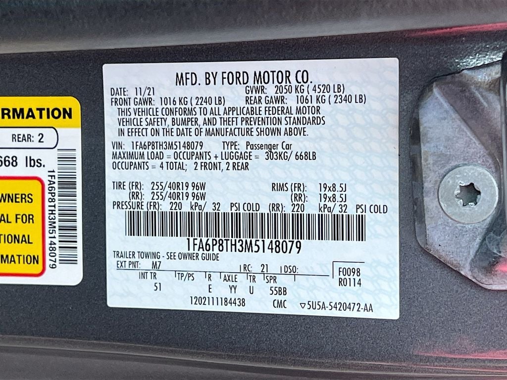 2021 Ford Mustang EcoBoost Premium