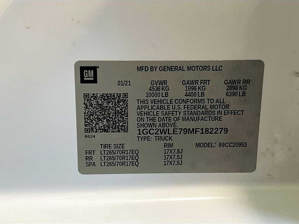 2021 Chevrolet Silverado Work Truck