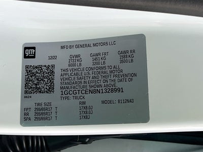 2022 Chevrolet Colorado 4WD LT