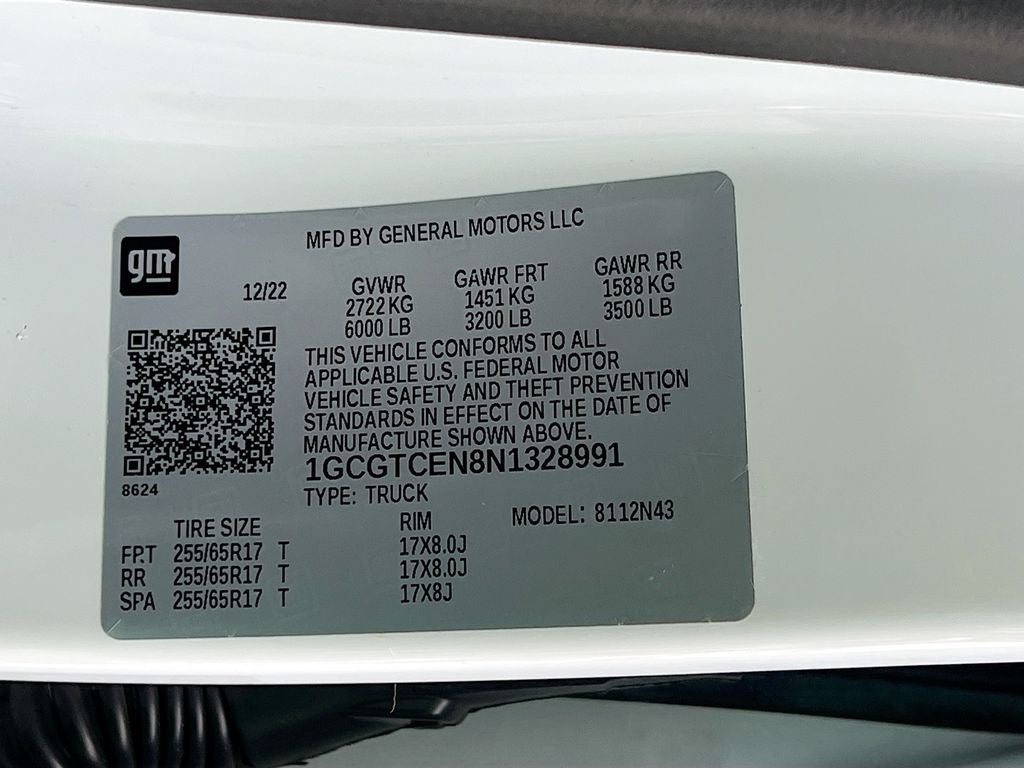 2022 Chevrolet Colorado 4WD LT