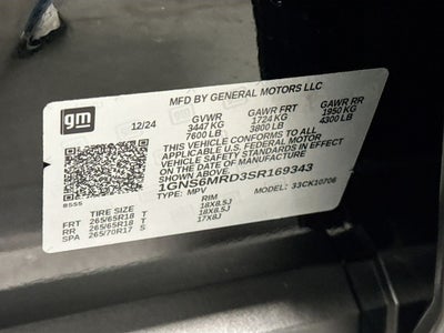 2025 Chevrolet Tahoe LS