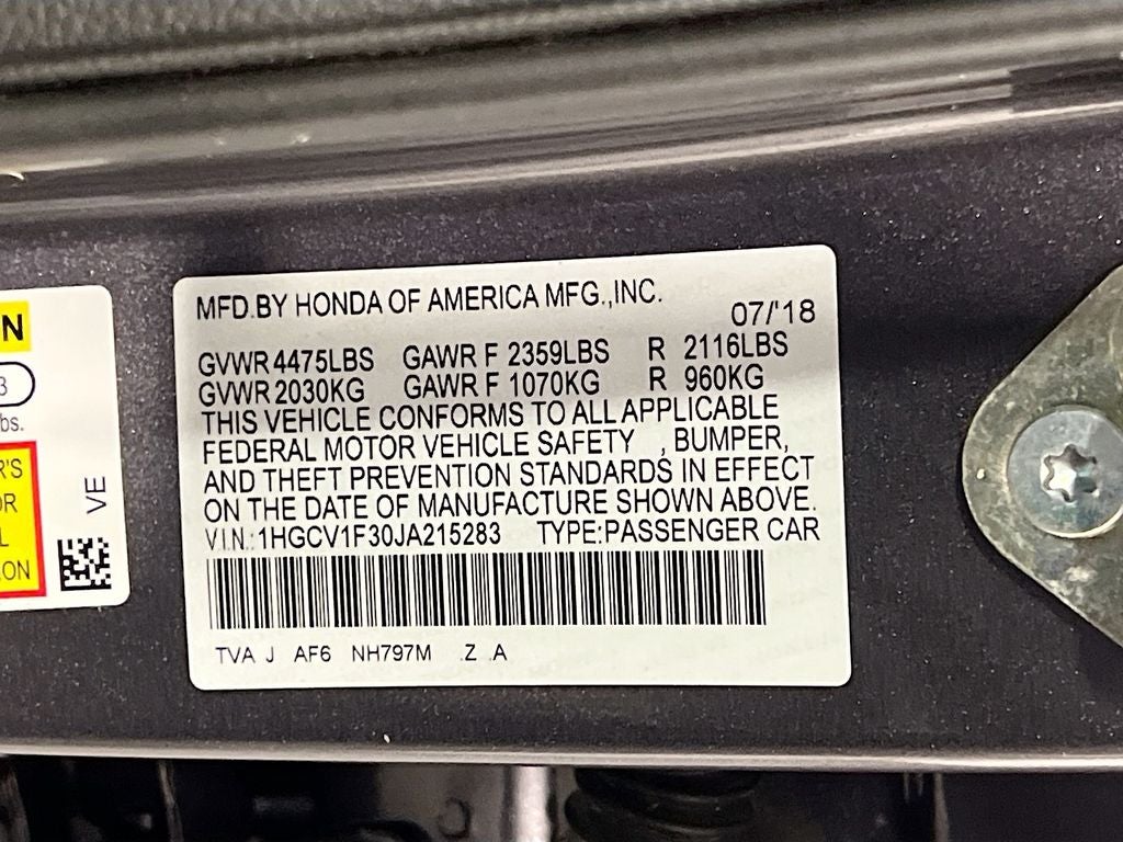 2018 Honda Accord Sport 1.5T