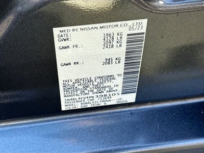 2023 Nissan Altima 2.5 SR