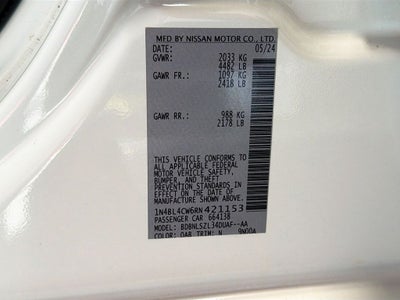 2024 Nissan Altima 2.5 SR