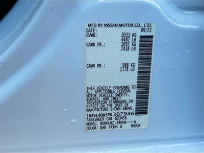 2023 Nissan Altima 2.5 SV