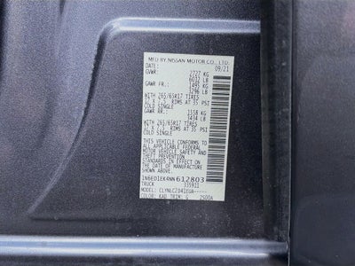 2022 Nissan Frontier SV