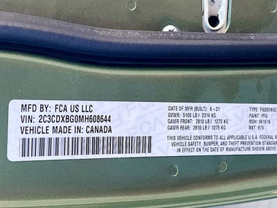 2021 Dodge Charger SXT