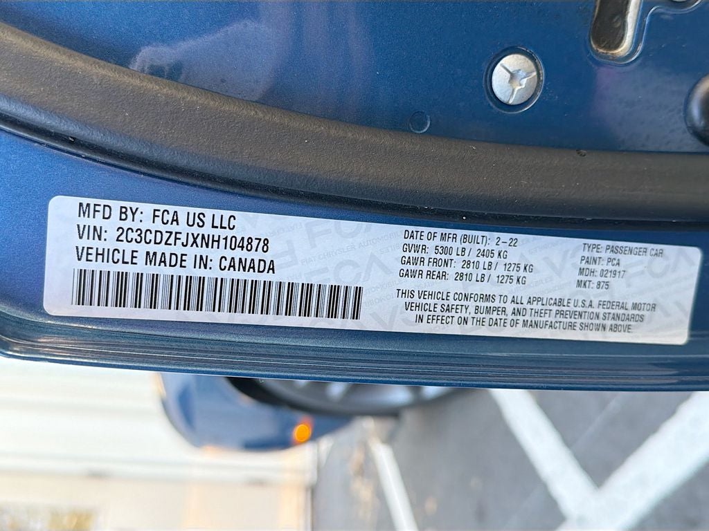 2022 Dodge Challenger R/T Scat Pack