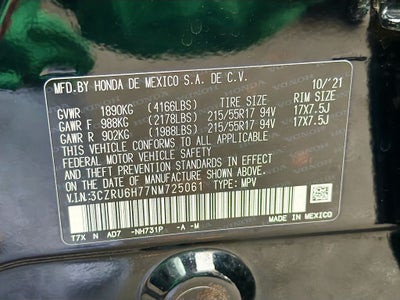 2022 Honda HR-V EX-L