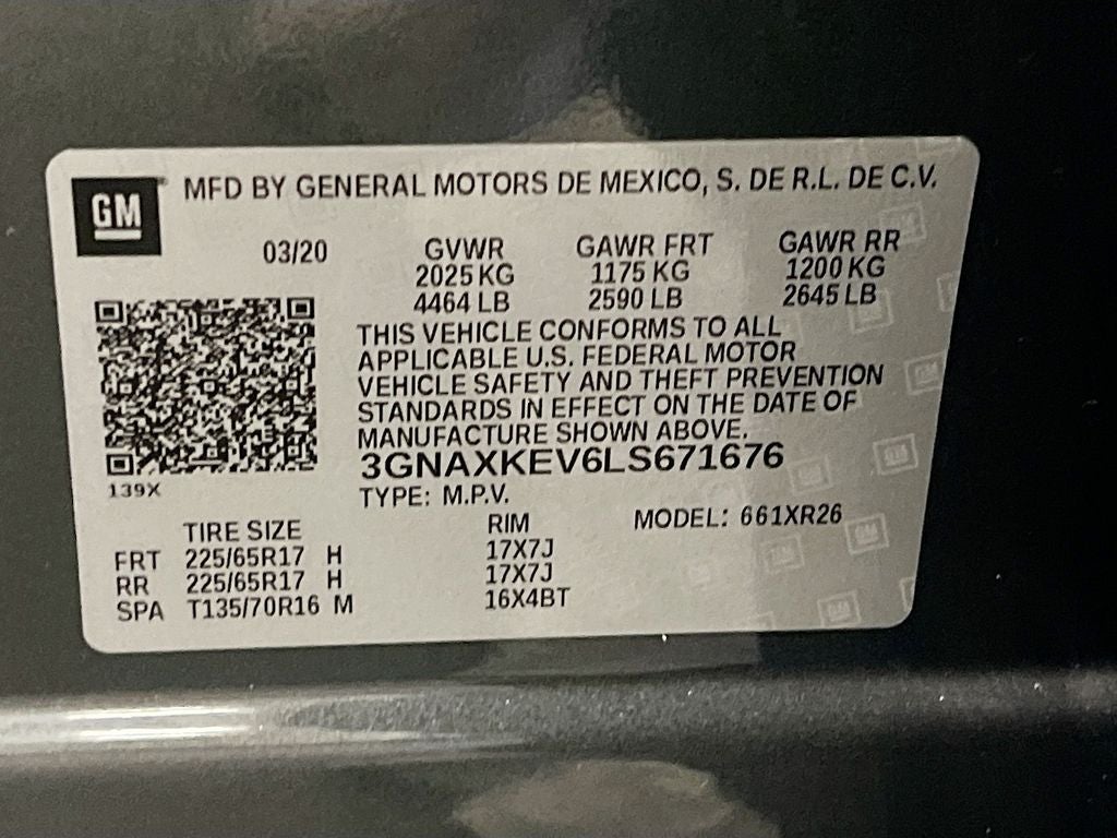 2020 Chevrolet Equinox LT