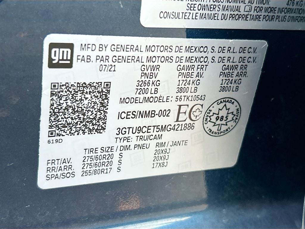 2021 GMC Sierra Elevation