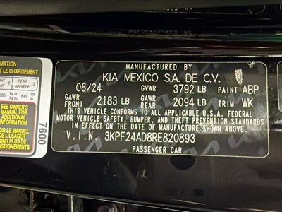 2024 Kia Forte LX