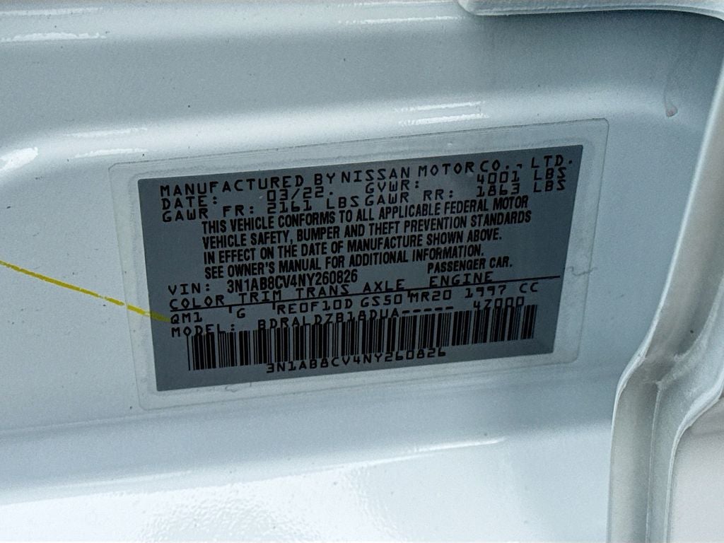 2022 Nissan Sentra SV