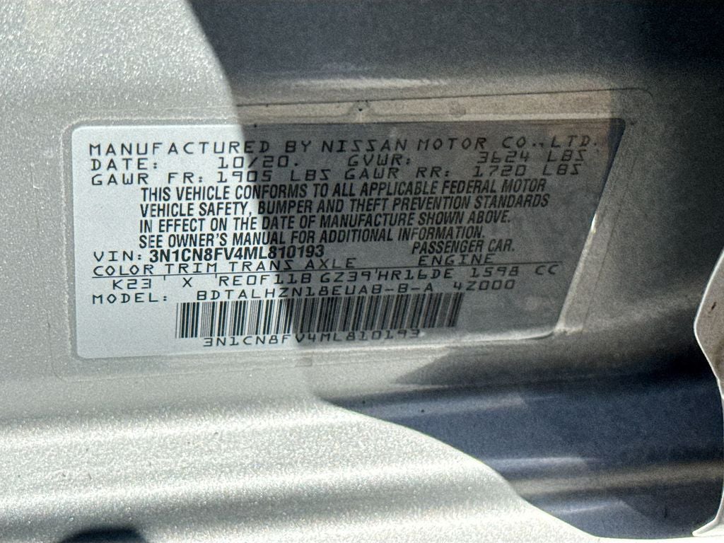 2021 Nissan Versa SR
