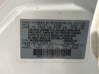 2019 Nissan Kicks SV