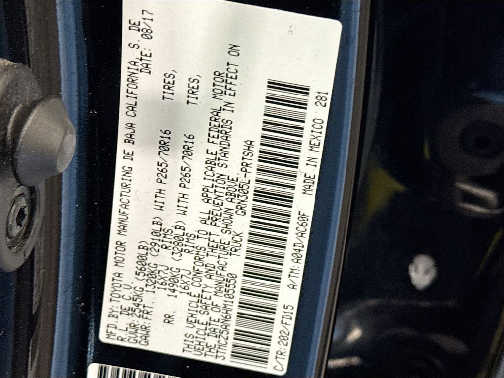 2017 Toyota Tacoma TRD Off Road