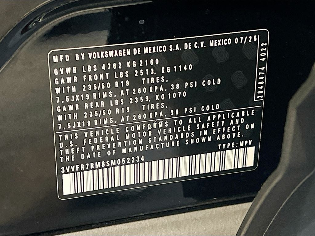 2025 Volkswagen Tiguan SE