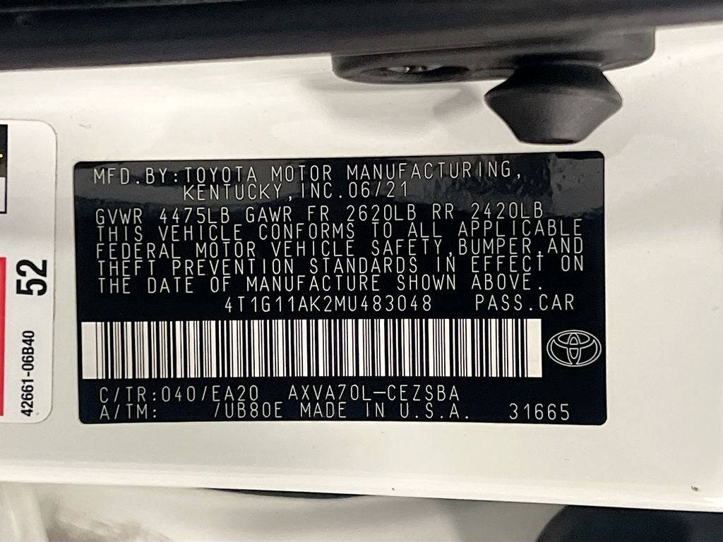 2021 Toyota Camry SE