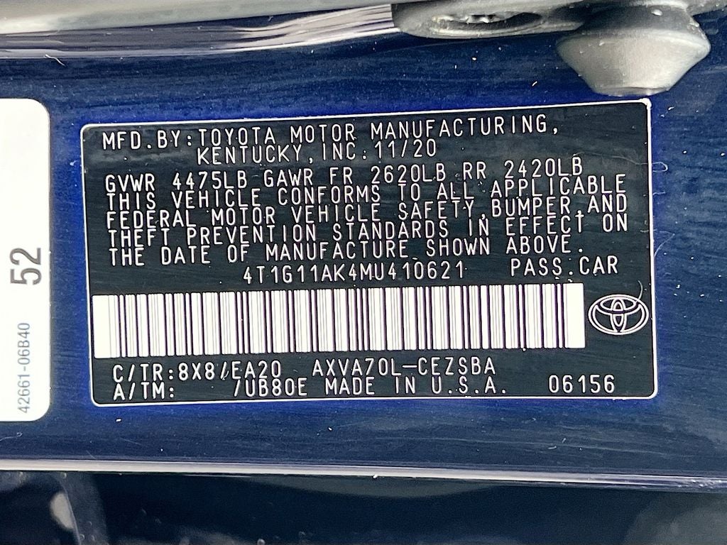 2021 Toyota Camry SE