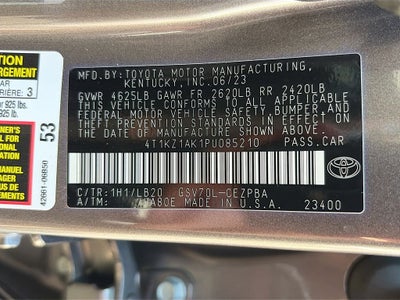 2023 Toyota Camry XSE V6