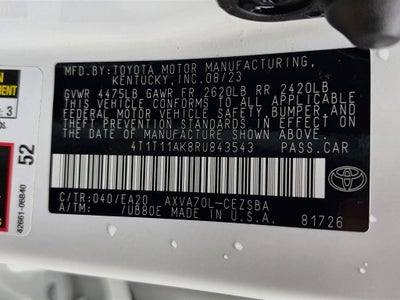 2024 Toyota Camry SE
