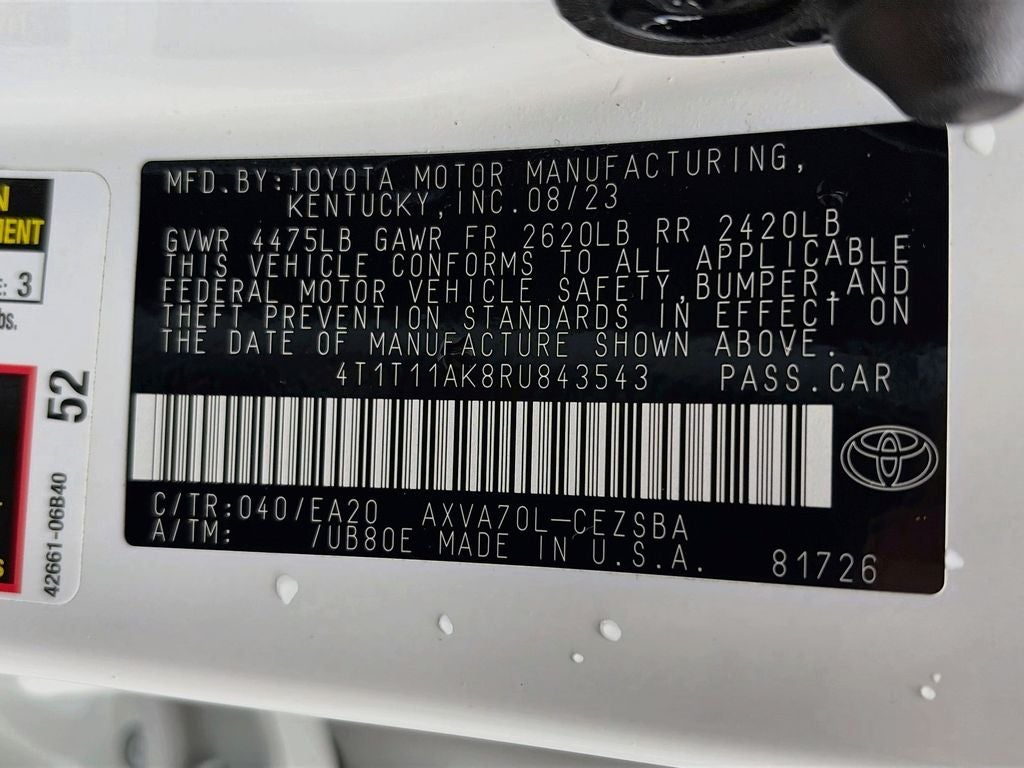 2024 Toyota Camry SE