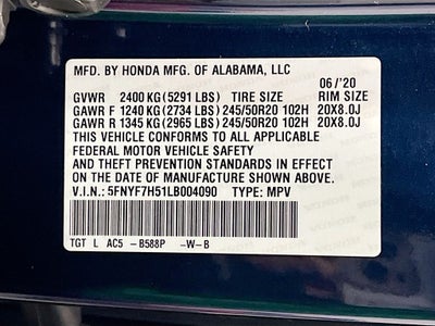 2020 Honda Passport EX-L