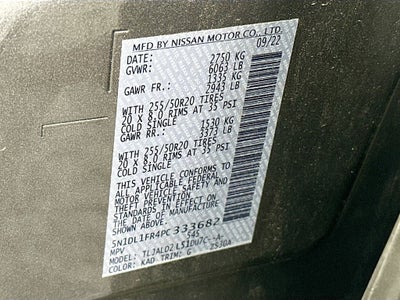 2023 INFINITI QX60 LUXE