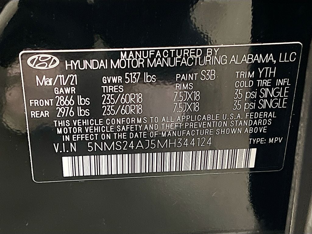 2021 Hyundai Santa Fe SEL