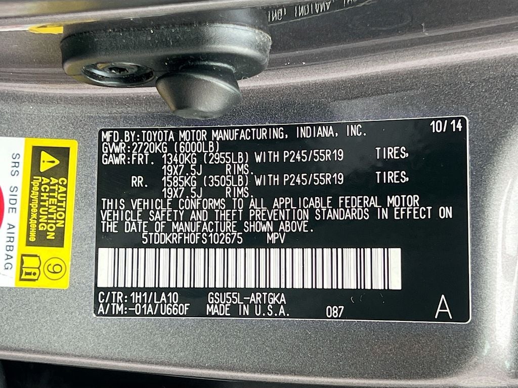 2015 Toyota Highlander Limited