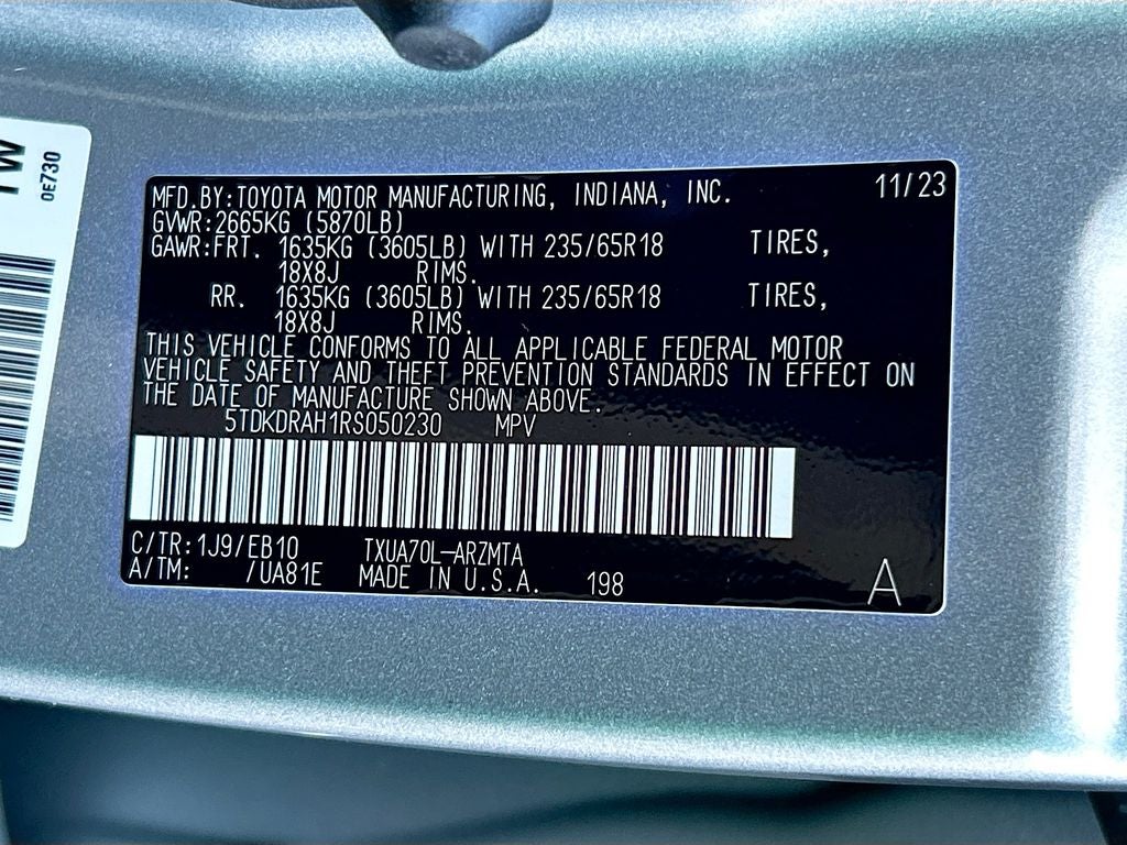 2024 Toyota Highlander XLE