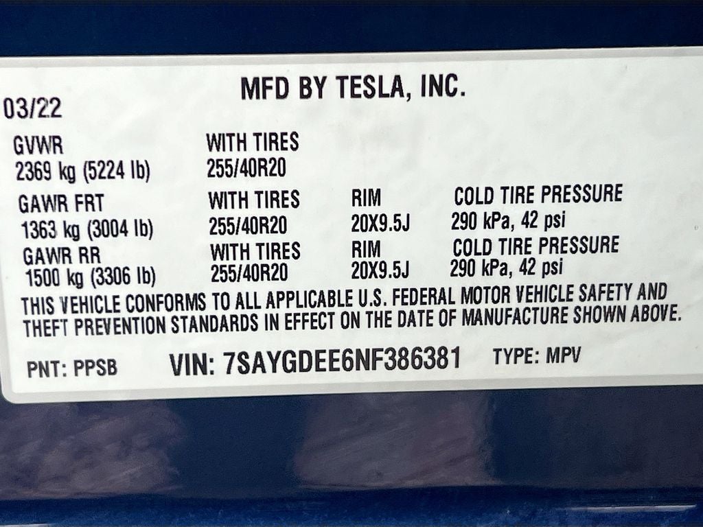2022 Tesla Model Y Long Range