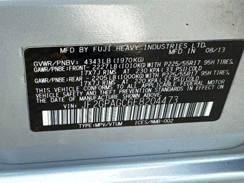 2014 Subaru XV Crosstrek Limited