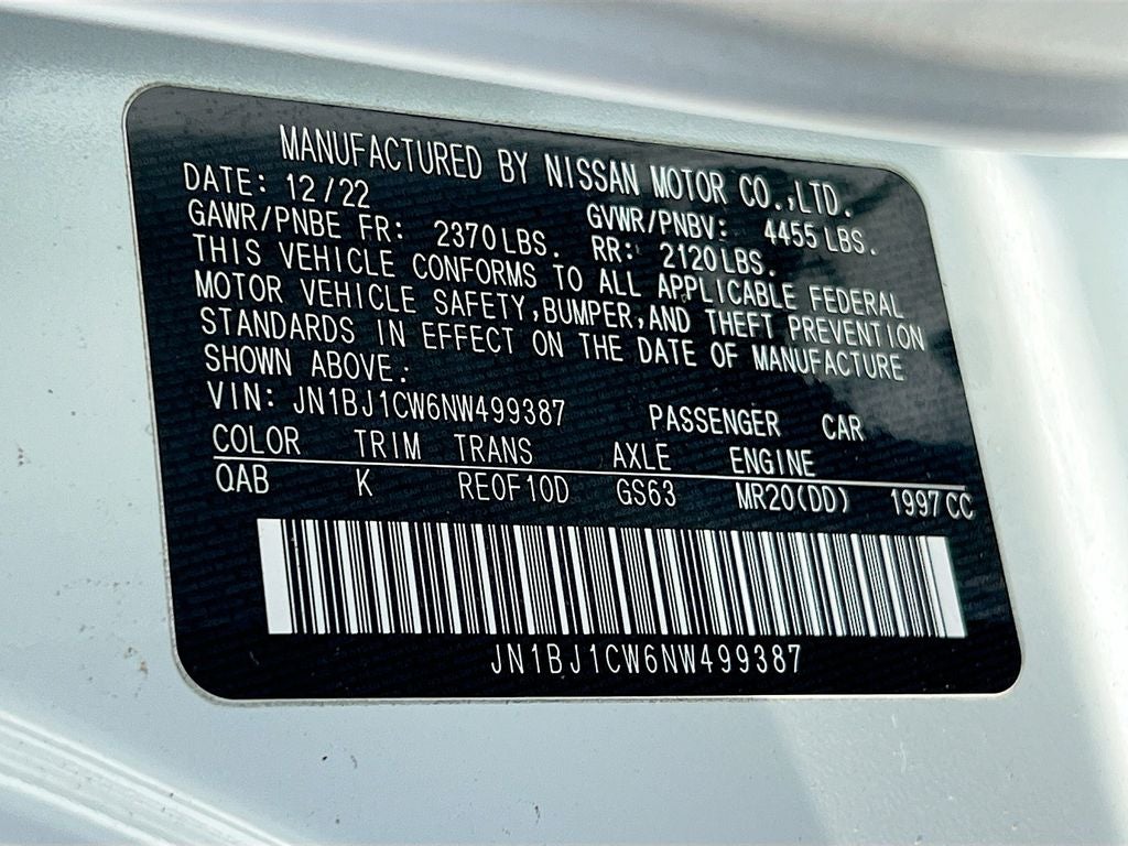 2022 Nissan Rogue Sport SL