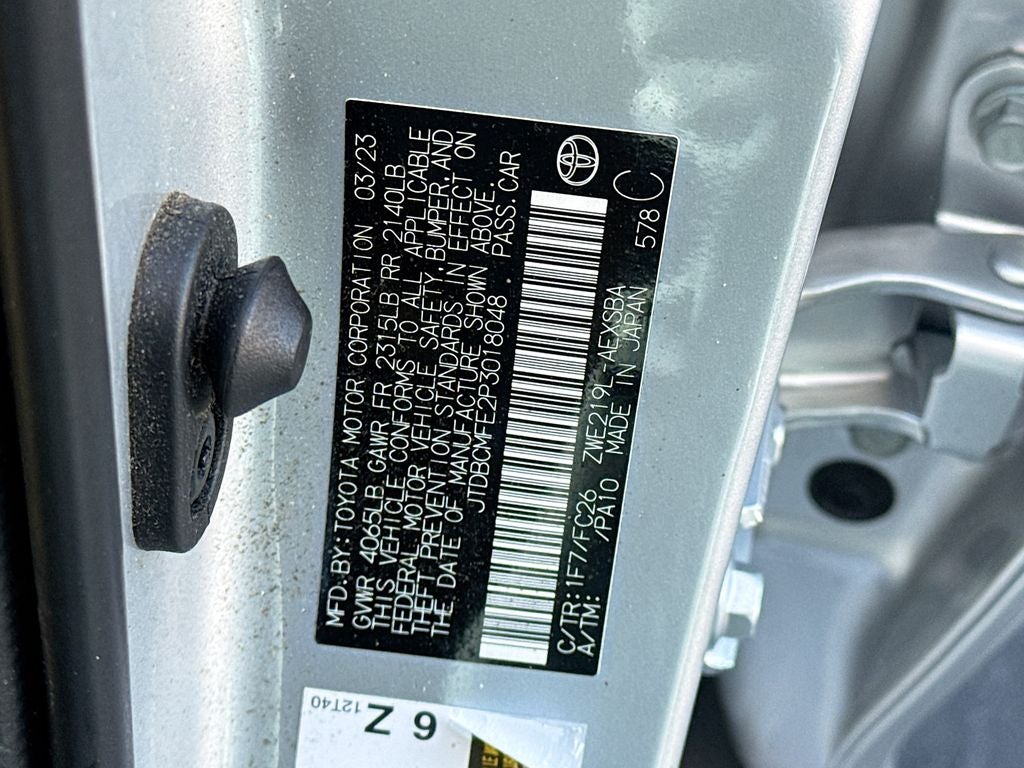 2023 Toyota Corolla Hybrid Hybrid SE