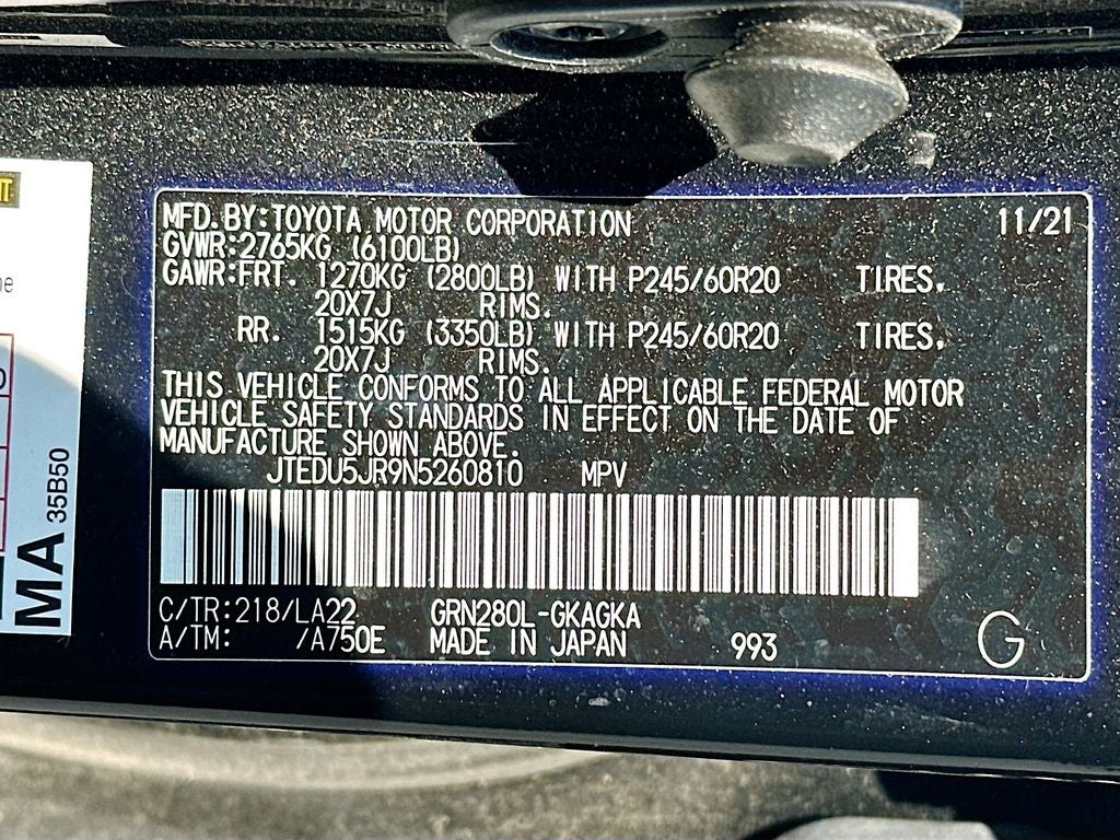 2022 Toyota 4Runner Limited