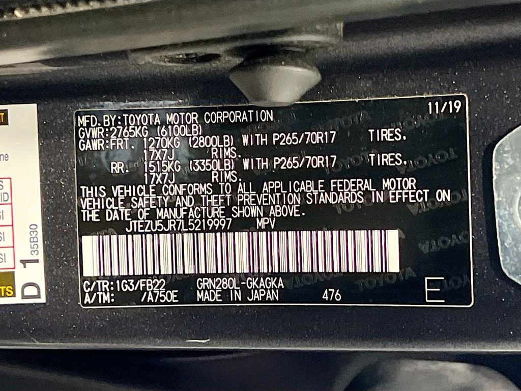 2020 Toyota 4Runner SR5