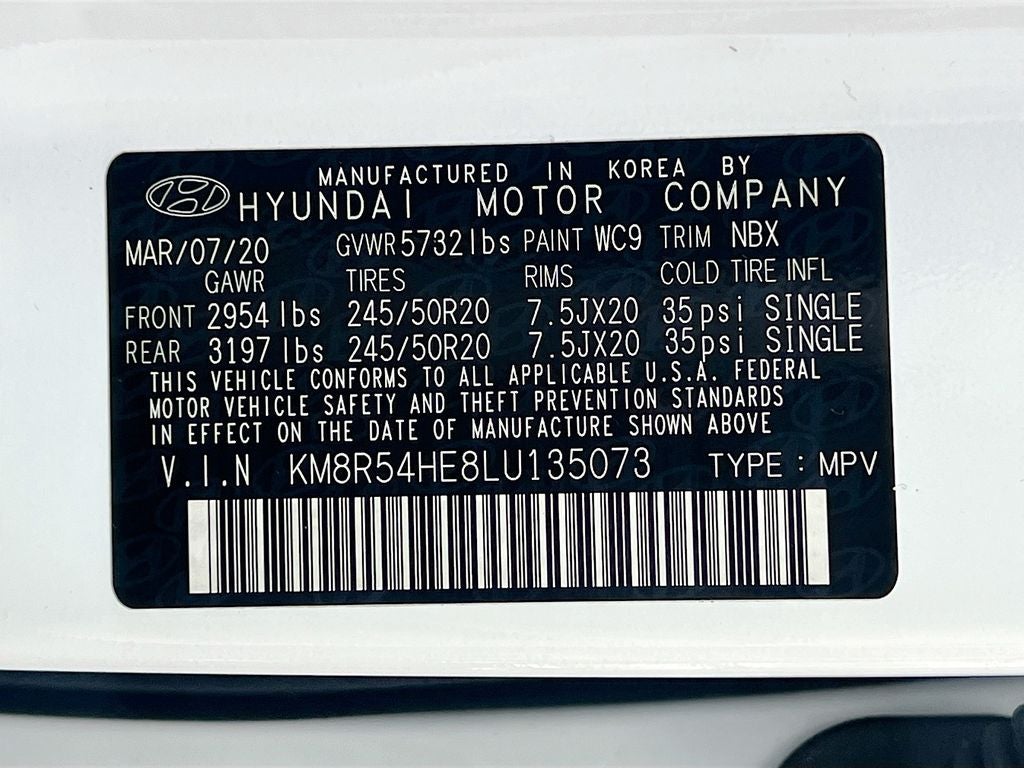 2020 Hyundai Palisade Limited