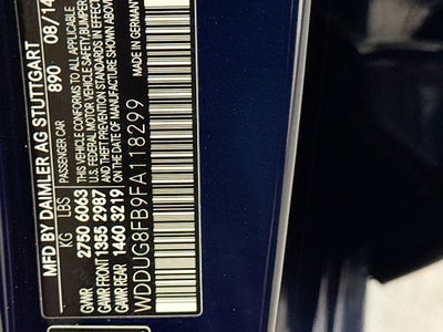 2015 Mercedes-Benz S-Class S 550 4MATIC®