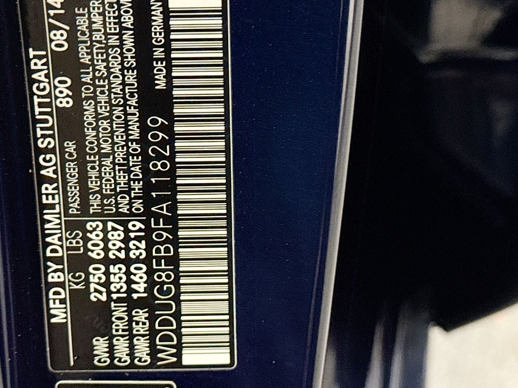 2015 Mercedes-Benz S-Class S 550 4MATIC®