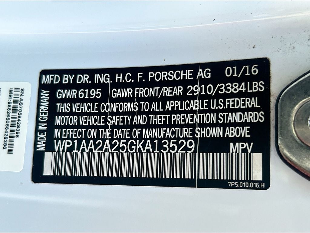 2016 Porsche Cayenne Base